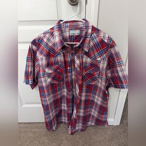 Wrangler Button up Flannel XL